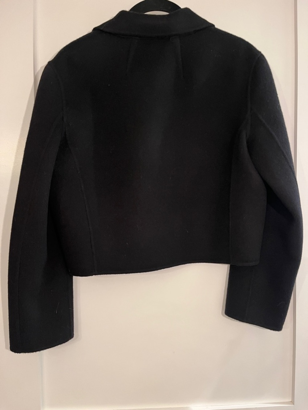 Theory Black Cropped Button Blazer - Picture 2 of 2